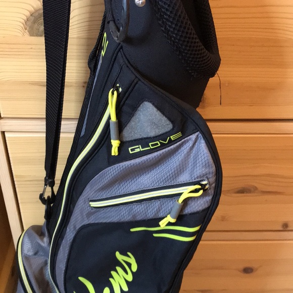 Adams Golf CA 1402 Sunday Bag (Black/Grey, 6.5" 2-way top) Golf - Picture 4 of 12